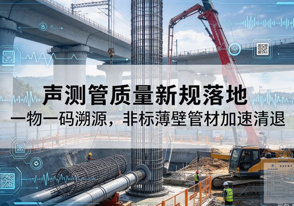 青阳声测管质量新规落地，一物一码溯源，非标薄壁管材加速清退